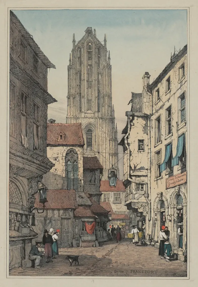 Der Dom in Frankfurt von Samuel Prout