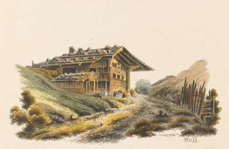 à Oberhassle von Jakob Samuel Weibel