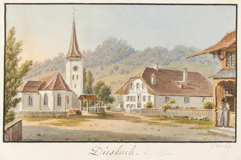Diesbach [pod Thun], nr 1, Jakob Samuel Weibel