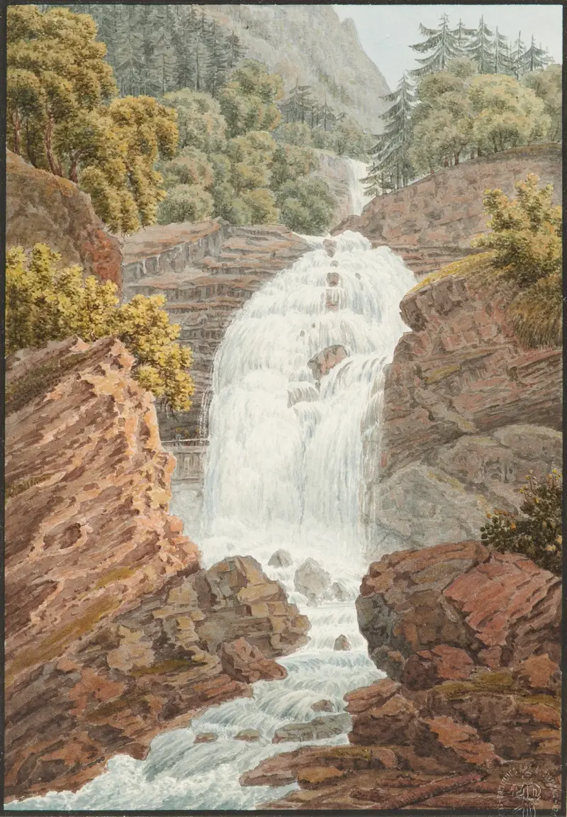 Giesbach von Jakob Samuel Weibel