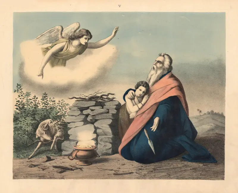 Abraham and Isaac av Sandberg