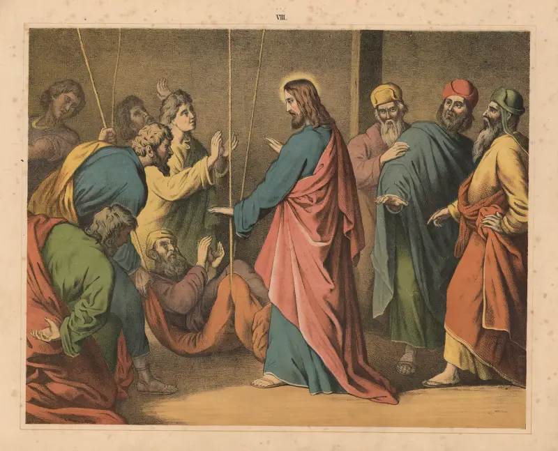Jesus heilt den Lahmen von Sandberg