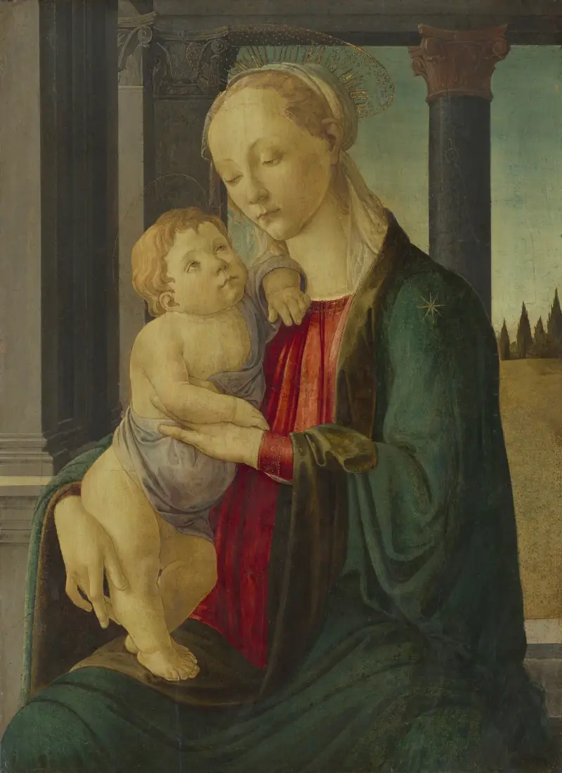 Madonna z Dzieciątkiem, 1470, Sandro Botticelli