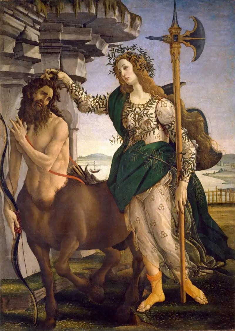 Pallas And The Centaur av Sandro Botticelli