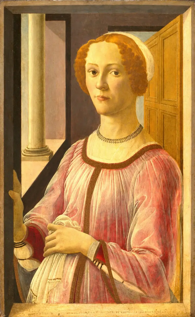 Porträtt av Smeralda Bandinelli av Sandro Botticelli