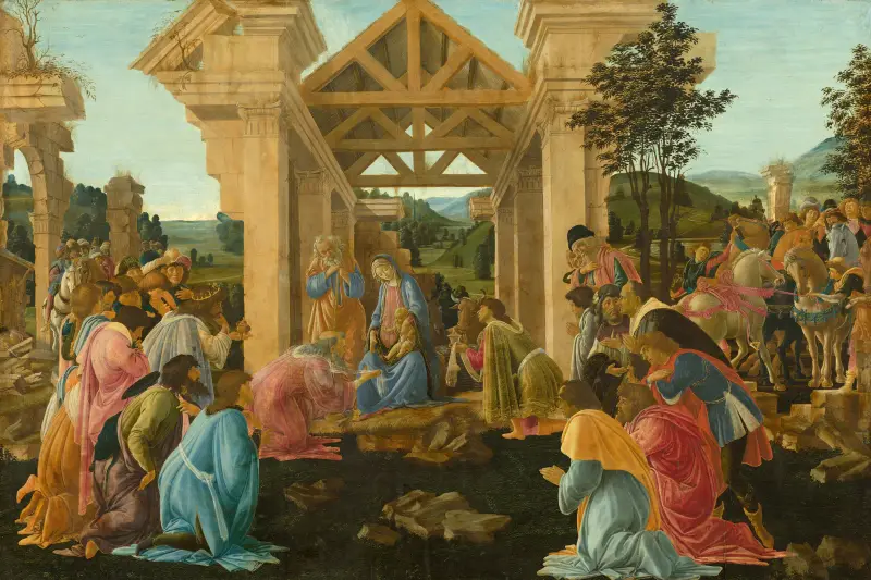 The Adoration Of The Magi av Sandro Botticelli