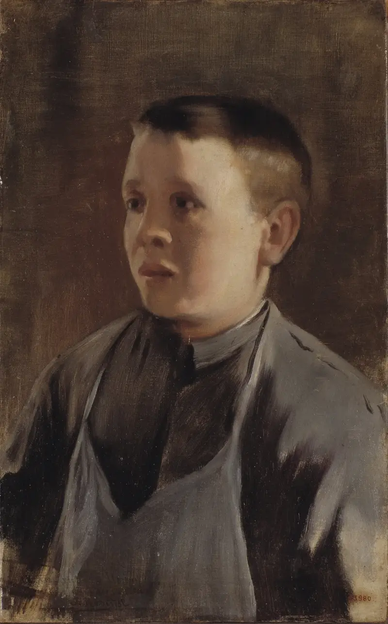 Porträtt av en pojke av Santiago Rusiñol