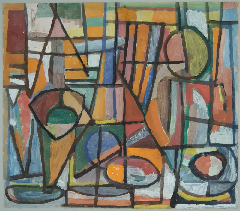 Abstrakt komposition II – geometrisk av Sasza Blonder