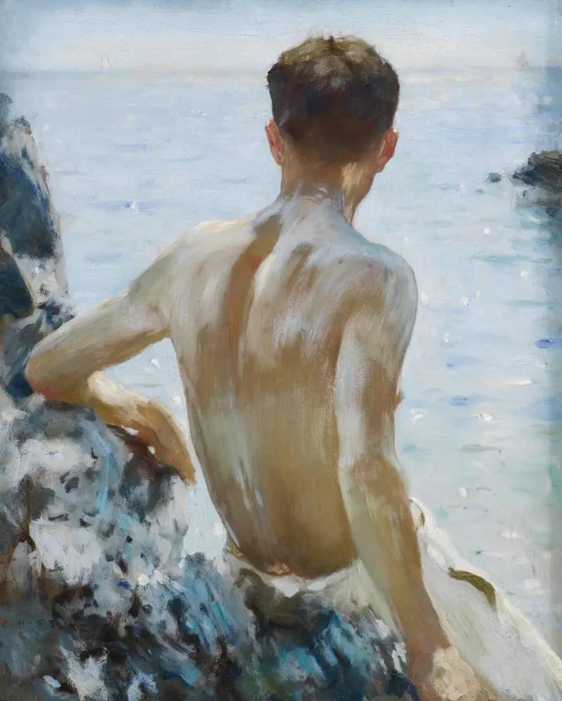 Studium plażowe, Henry Scott Tuke