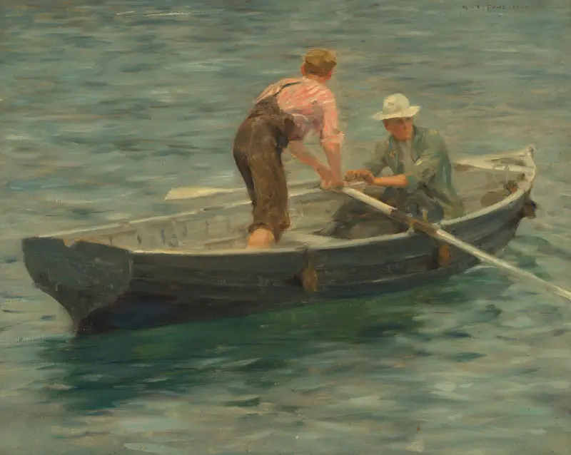 Vysazení na břeh pro kapitána, Henry Scott Tuke
