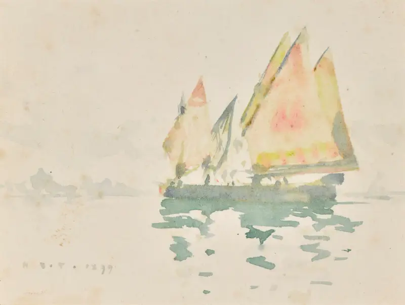 Weneckie barki, Henry Scott Tuke