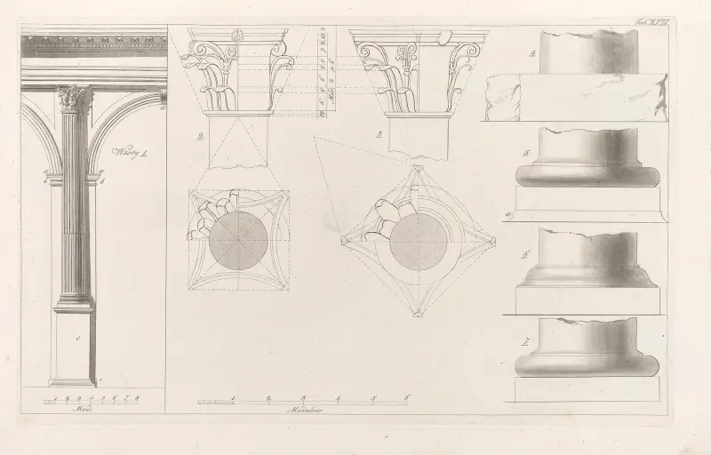 Architektur, die jede Art von Mauerwerk und Bauen umfasst, Tafel 017 von Sebastian Sierakowski