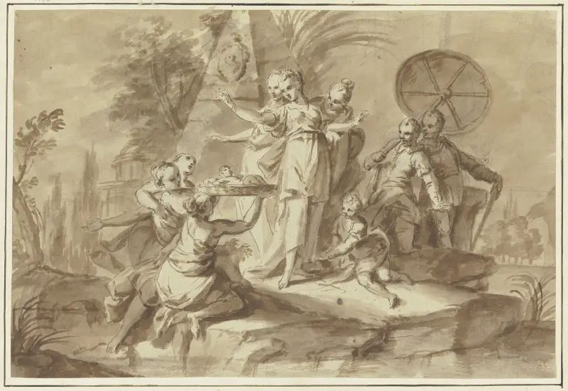 Architektonická studie, Sebastiano Ricci