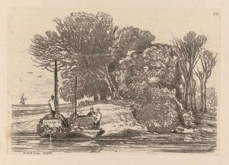 Postwick Grove, Norfolk, 1838 – nr 1 av John Sell Cotman