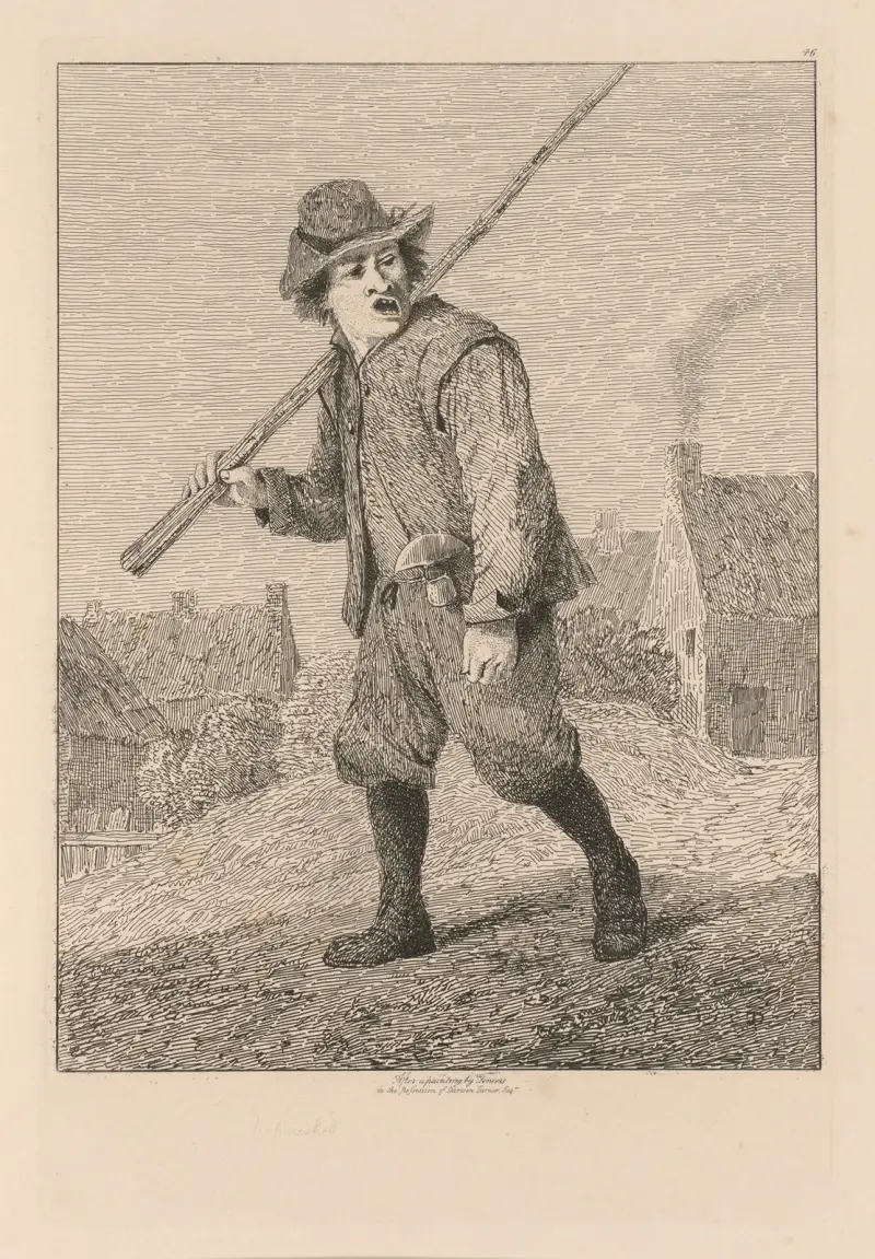Sketch after Teniers av John Sell Cotman
