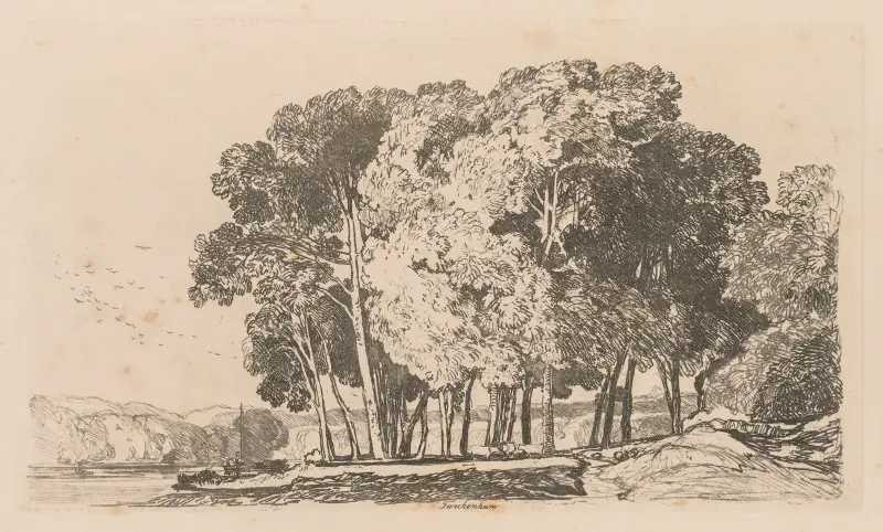 Drzewa pod Twickenham, John Sell Cotman