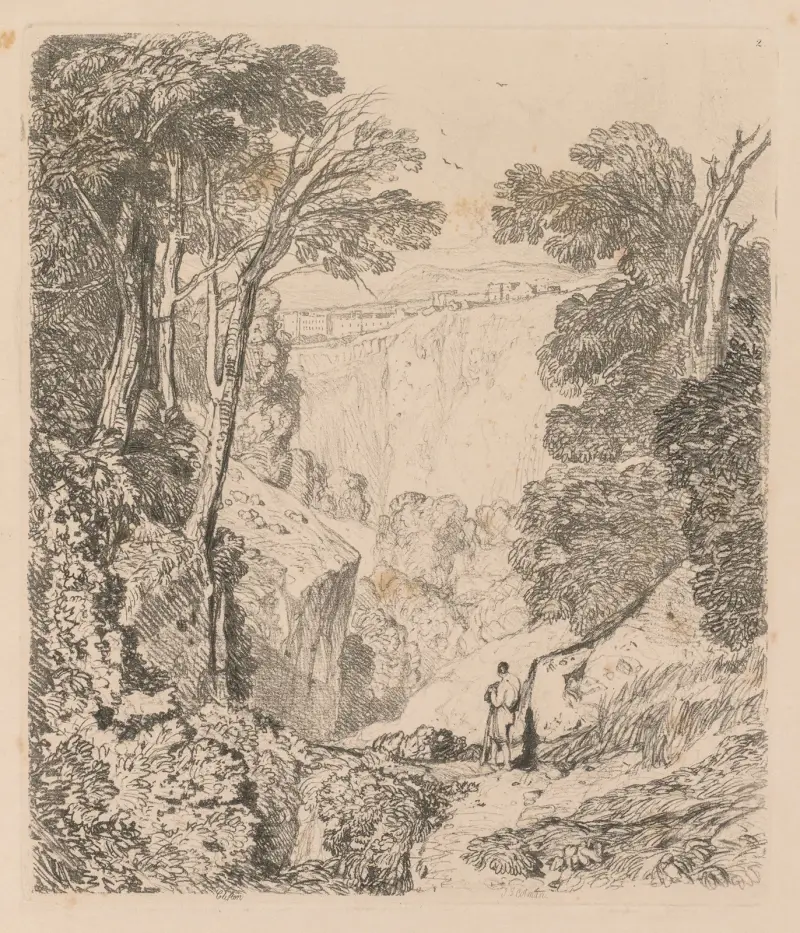 Pohled na Clifton, John Sell Cotman