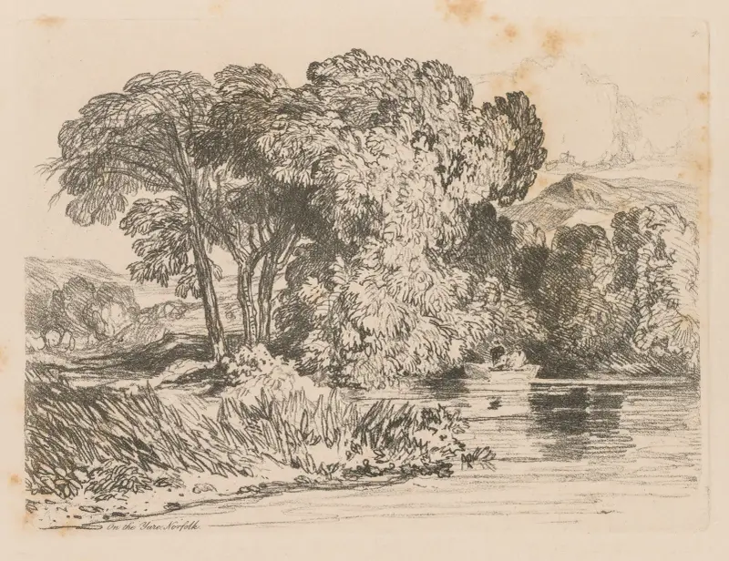 Blick auf den Yare, Norfolk von John Sell Cotman