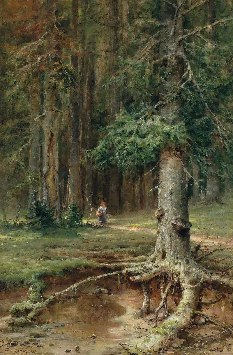 Rotkäppchen, 1908 von Julius Sergius Klever