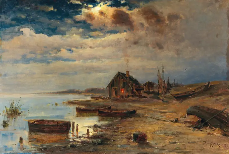 Skymning vid Östersjökusten av Julius Sergius Klever
