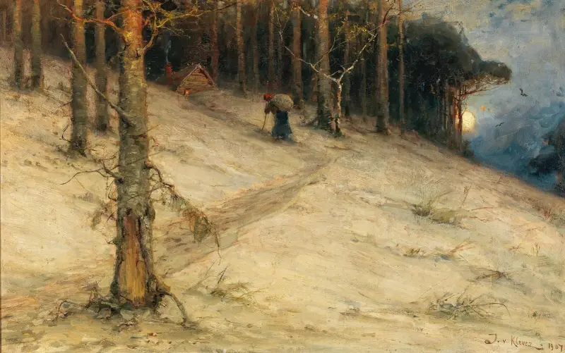 Chatka zielarki w pełnię księżyca, Julius Sergius Klever