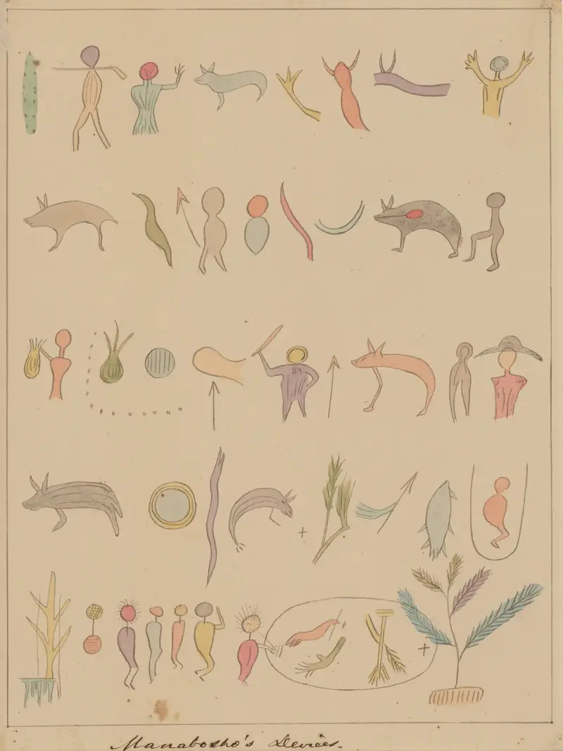 Manaboshos Vorrichtungen, 1849 – Nr. 2 von Seth Eastman