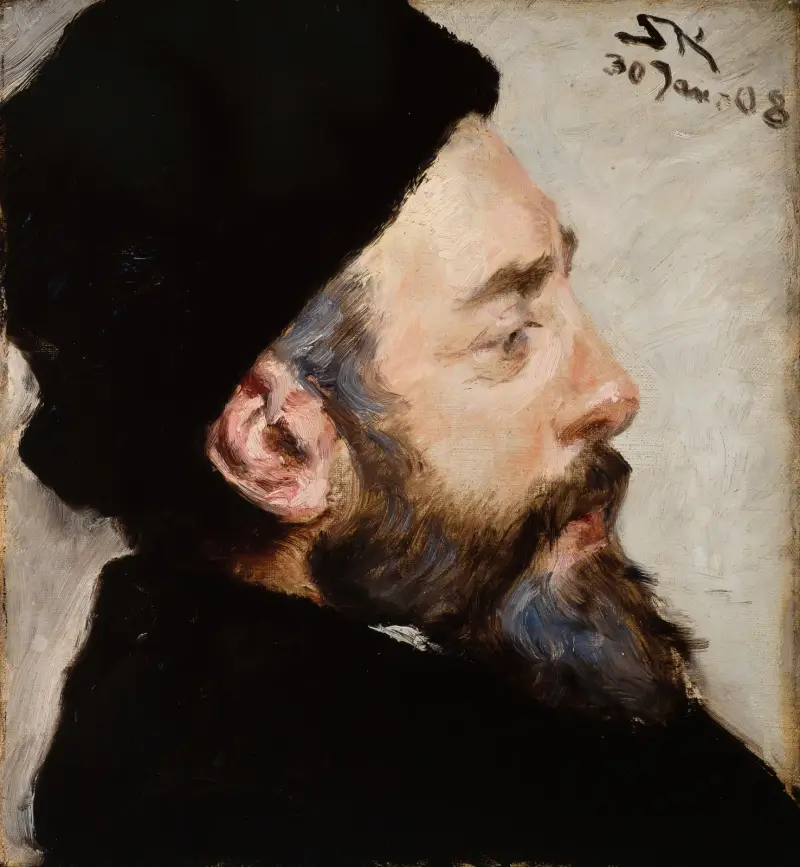 Henrik Pontoppidan av Peder Severin Krøyer
