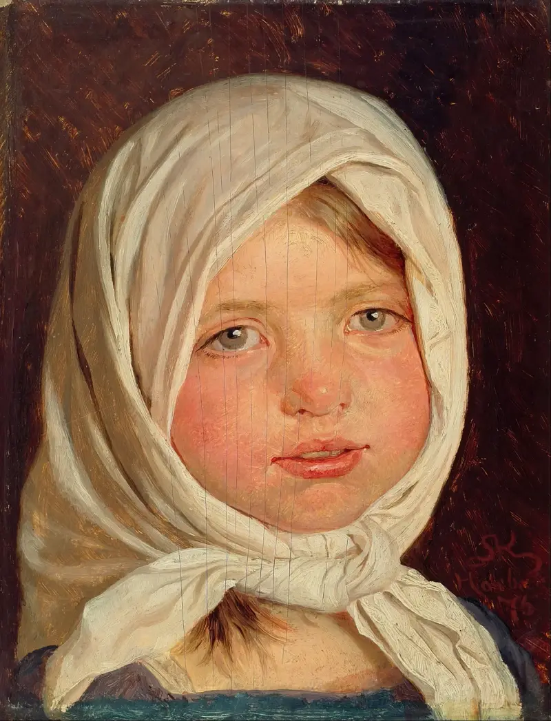 Liten flicka från Hornbæk av Peder Severin Krøyer