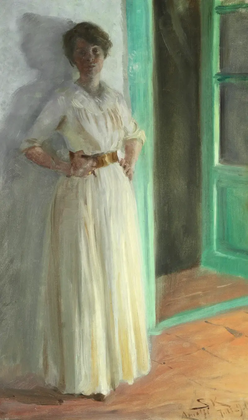 Portræt af Marie Krøyer av Peder Severin Krøyer