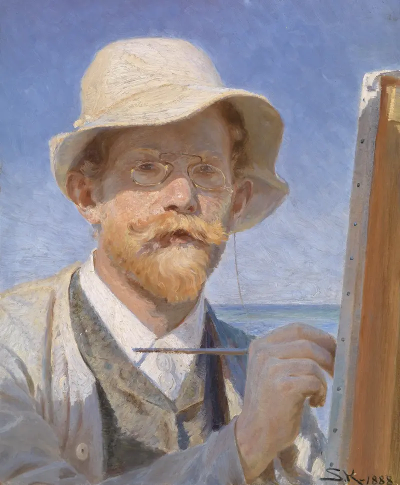 Autoportrét, Peder Severin Krøyer