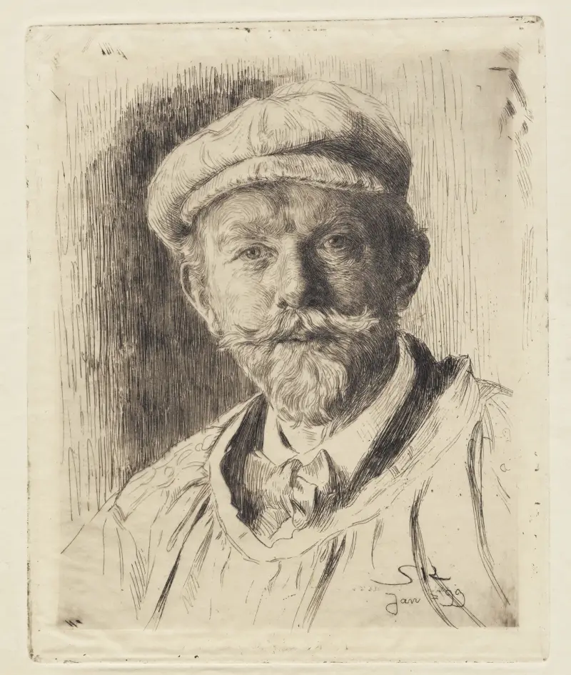 Autoportret, 1899, Peder Severin Krøyer