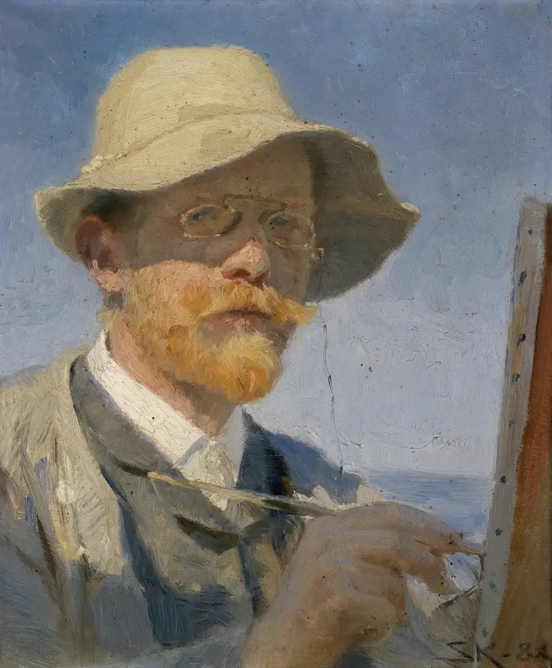 Autoportret, 1888, Peder Severin Krøyer