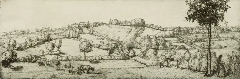 Pejzaż, Bretania, Donald Shaw MacLaughlan