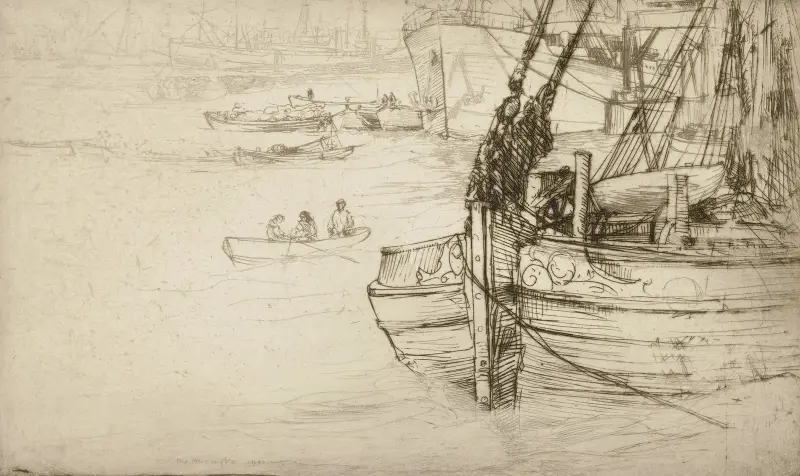 Der kleine Teich, London von Donald Shaw MacLaughlan