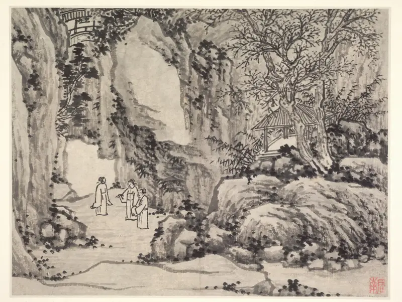 Źródło Miecza, Wzgórze Tygrysa, Shen Zhou