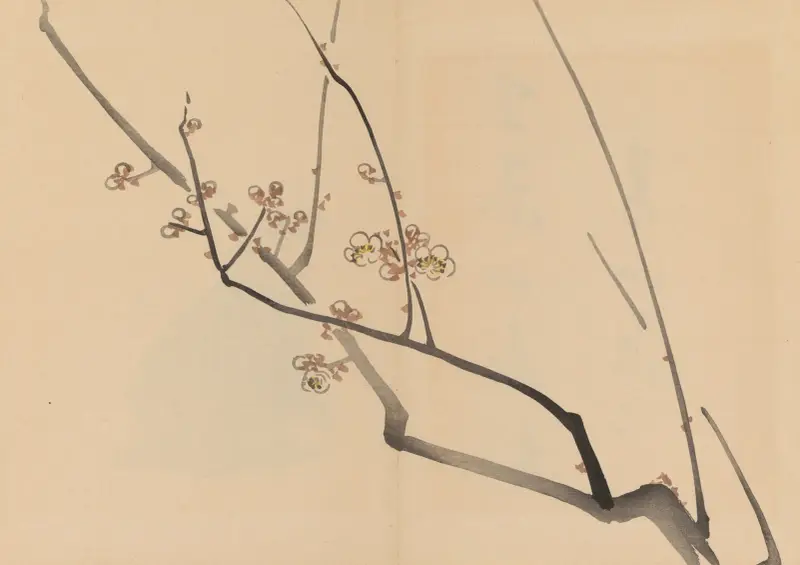 Zeshin iboku tairyūkyo gafu, plansch 1 av Shibata Zeshin