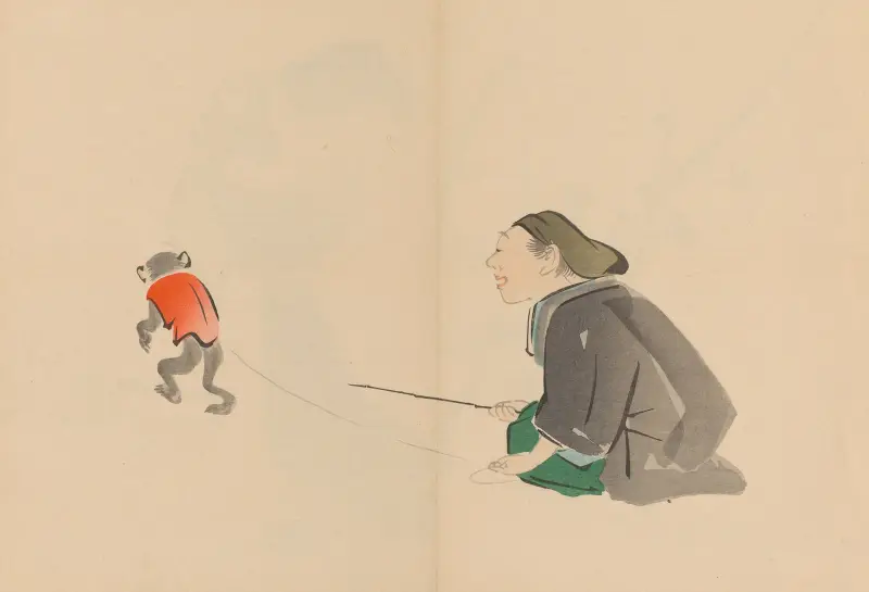 Zeshin iboku tairyūkyo gafu, plansch 2 av Shibata Zeshin