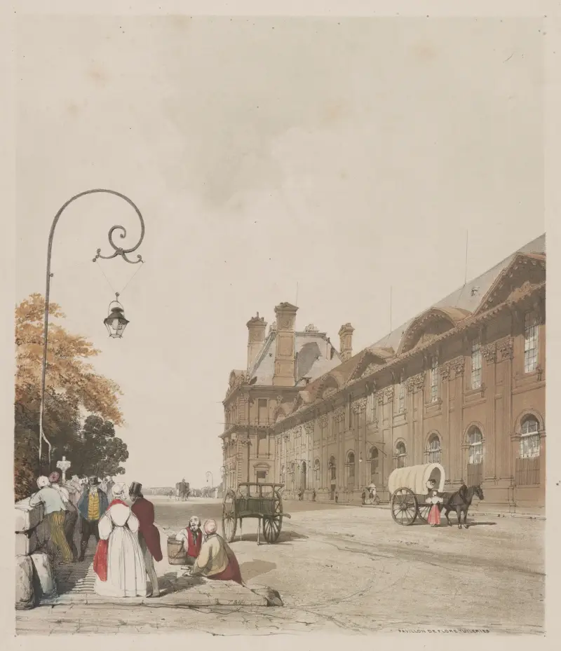 Pavillon de Flore, Tuilerien, 1839 – Nr. 1 von Thomas Shotter Boys