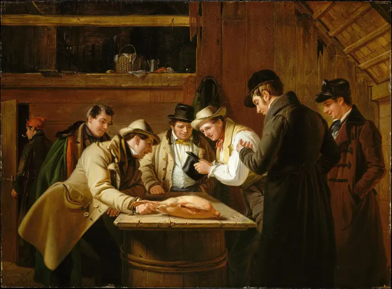 Loteria (Losowanie gęsi), William Sidney Mount