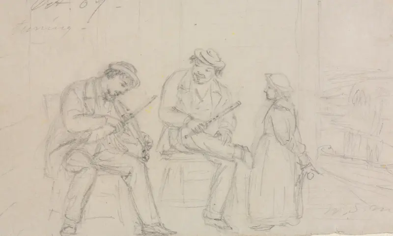 Tuning, 1867 av William Sidney Mount