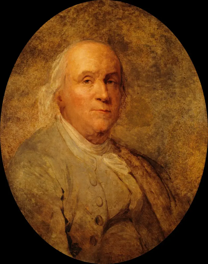 Benjamin Franklin (1706-1790) – nr 3 av Joseph Siffred Duplessis
