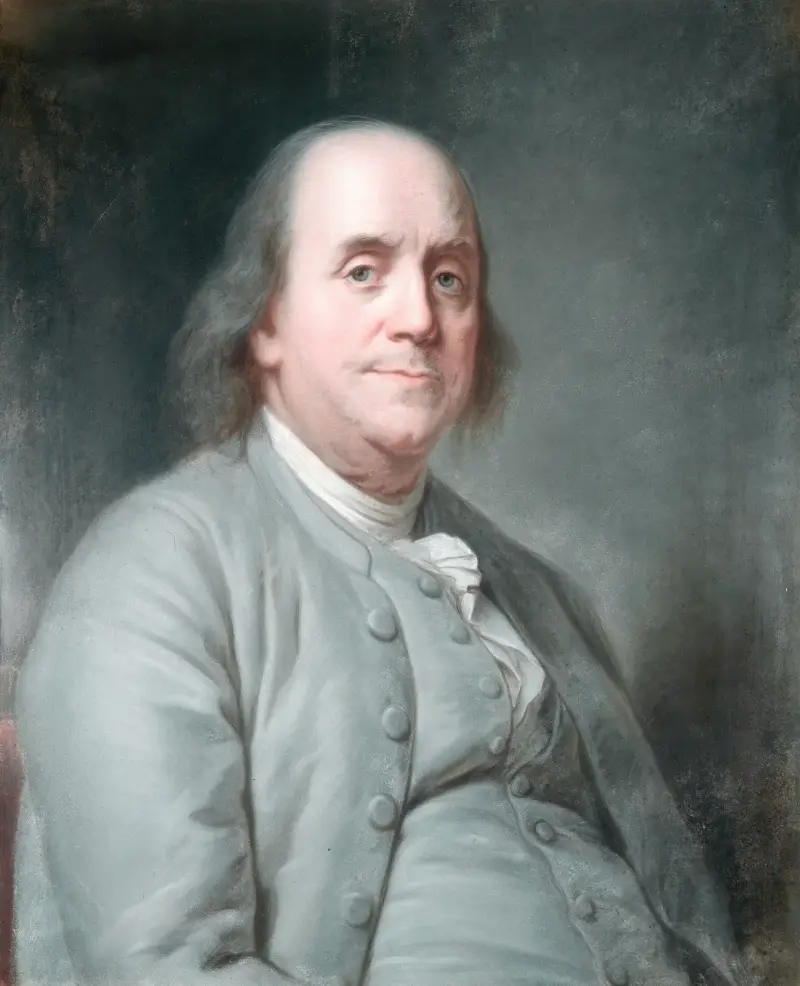 Benjamin Franklin, 1783, Joseph Siffred Duplessis