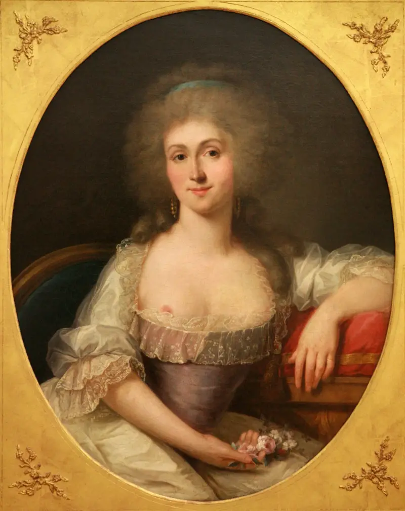 Marie-Louise, Prinzessin von Lamballe (1749–1792) von Joseph Siffred Duplessis