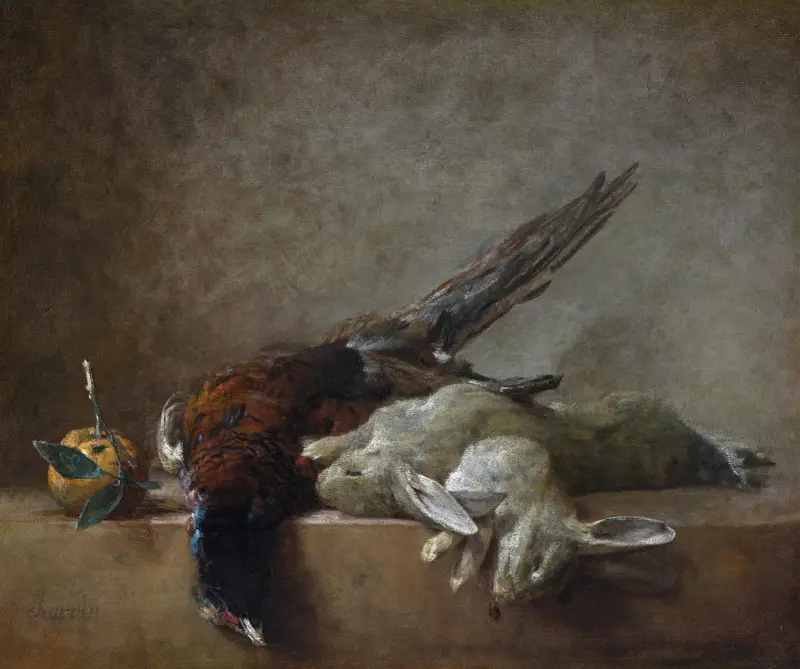 Martwa natura z dziczyzną, Jean Siméon Chardin