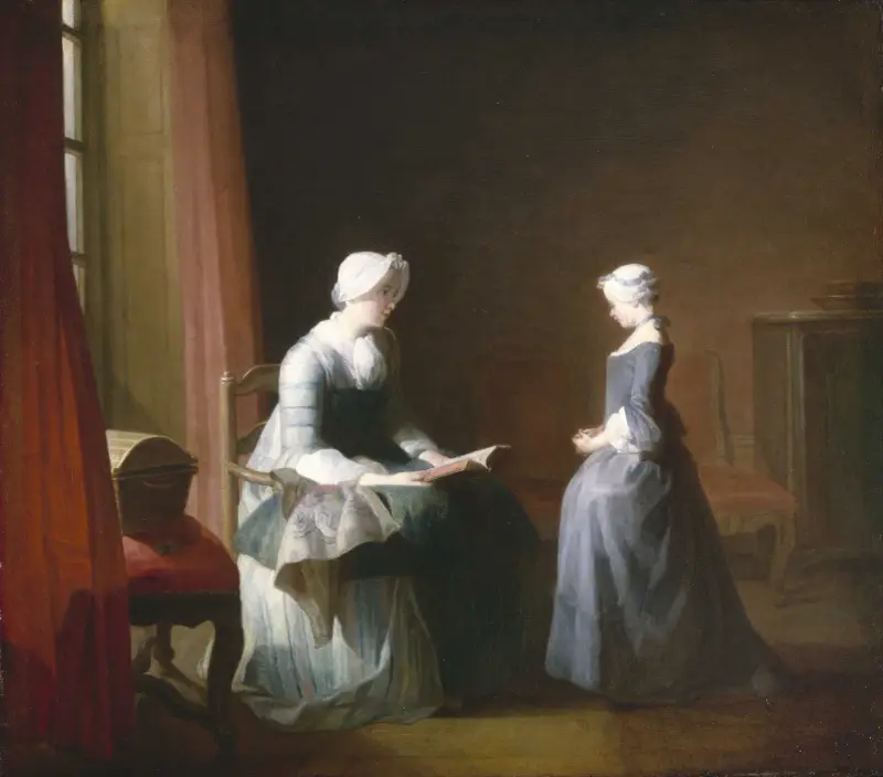 Dobre wychowanie, Jean Siméon Chardin