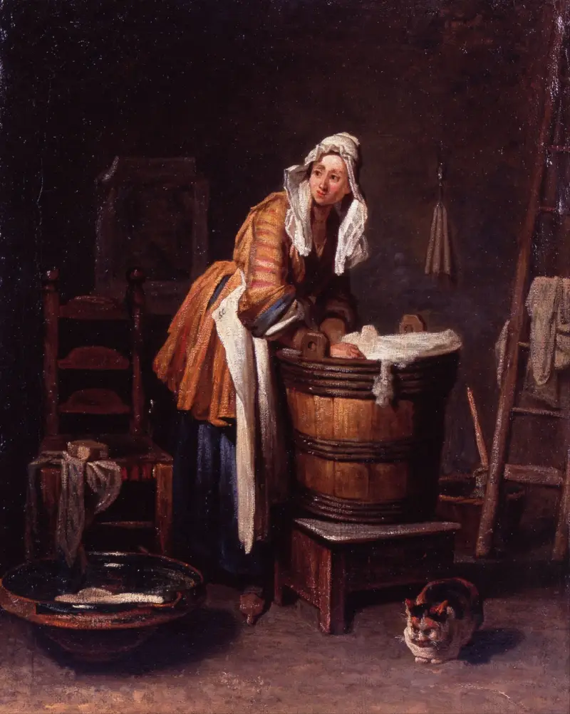 Die Wäscherin von Jean Siméon Chardin