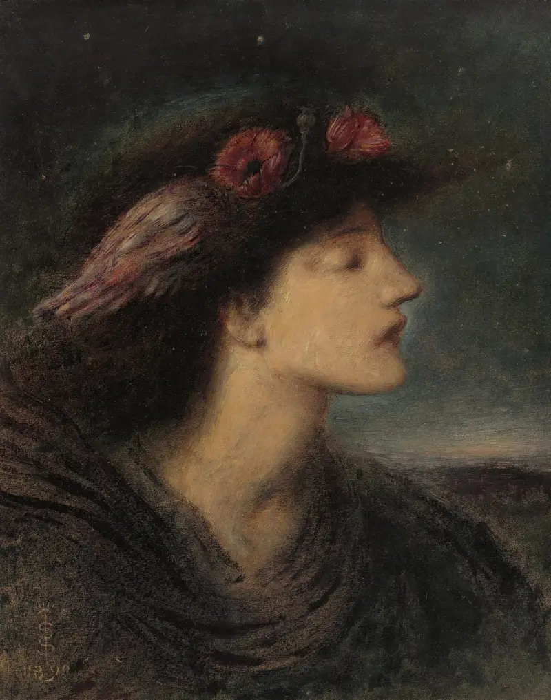 Nacht, 1890 von Simeon Solomon