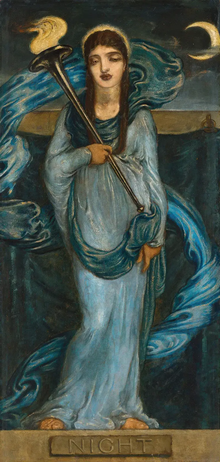 Night – nr 1 av Simeon Solomon