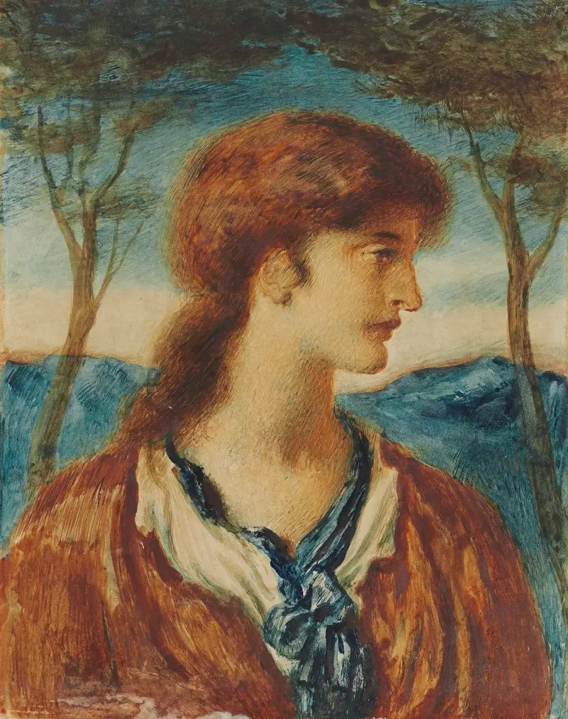 Studie av en yngling av Simeon Solomon