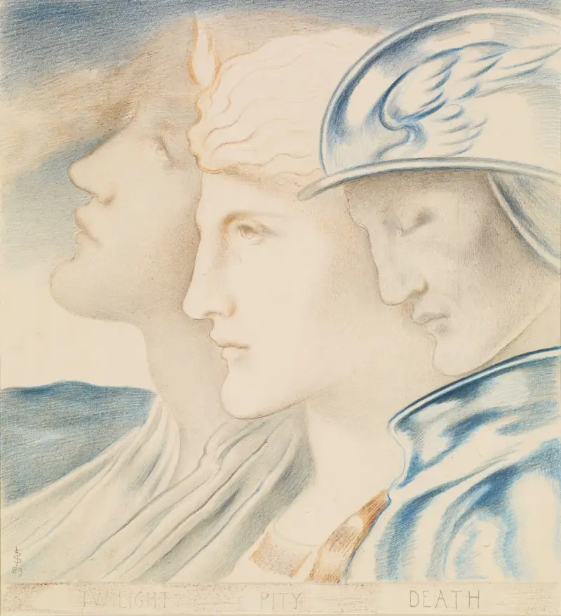 Dämmerung, Mitleid und Tod von Simeon Solomon